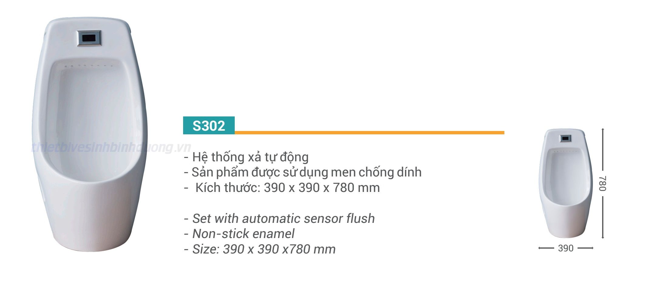 Bồn tiểu nam Siton S302