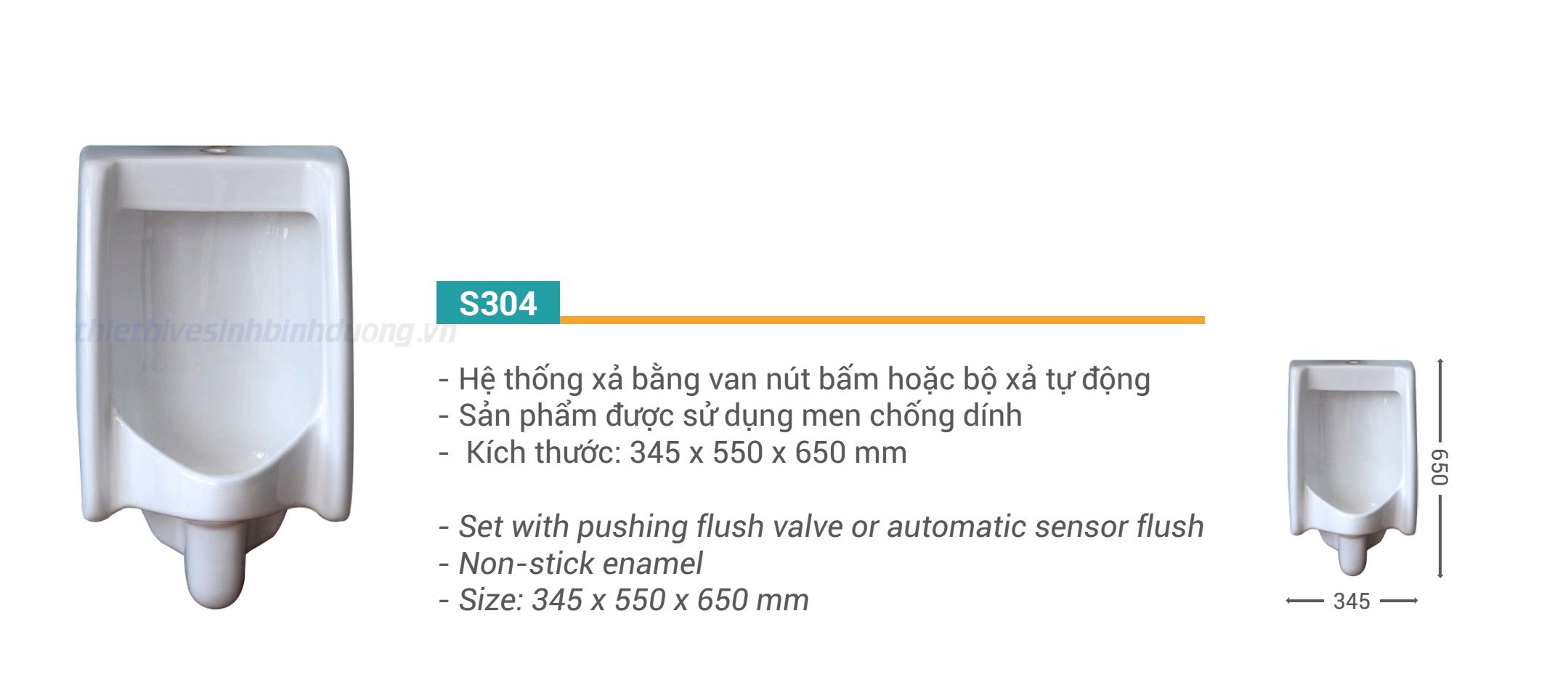 Bồn tiểu nam Siton S304